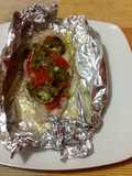 Filete de pescado a la Mexicana empapelado