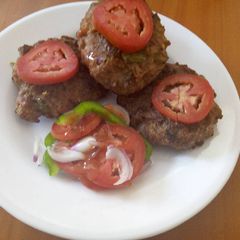 A picture of Baked Beef balls.