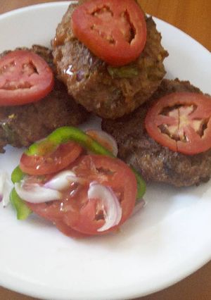 A picture of Baked Beef balls.