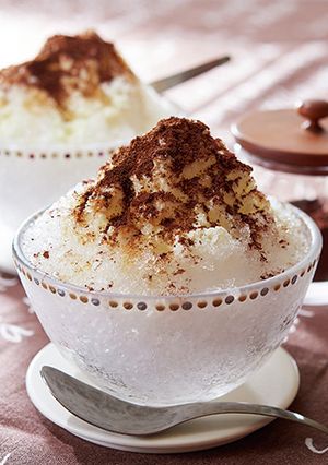 A picture of Tiramisu Shaved Ice.