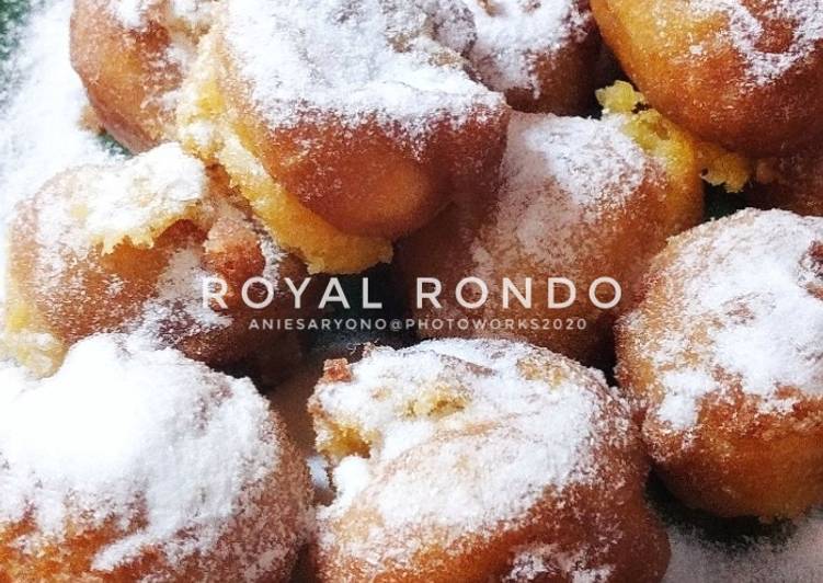 Royal Rondo alias Bola Tape Goreng (isi Keju)