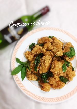 鹽酥雞～～夜市小吃解饞必點 的食譜成品照片
