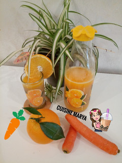 صورة لوصفة عصير الجزر بالياغورت 🥕🥕🍹🍹