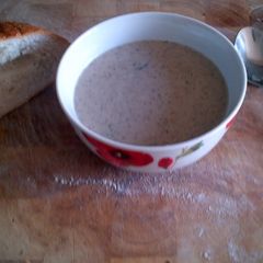 A picture of Mushroom Soup.
