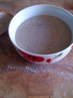 A picture of Mushroom Soup.