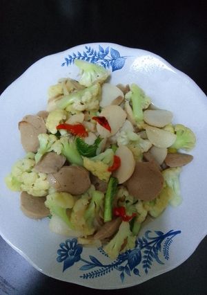 Foto resep Tumis Kembang Kol Baso
