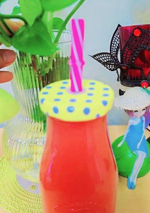 A picture of Carrot Amla juice.