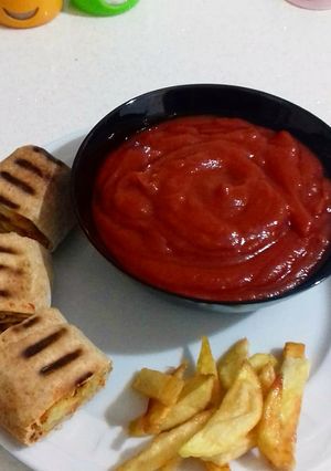 صورة لوصفة الكتشب البيتي