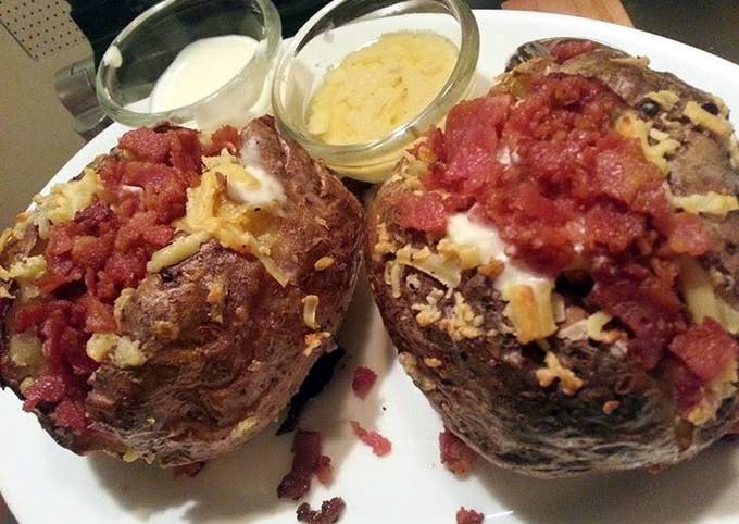 Twice baked potatoes