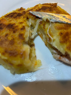 Una foto de Arepas de queso y patata