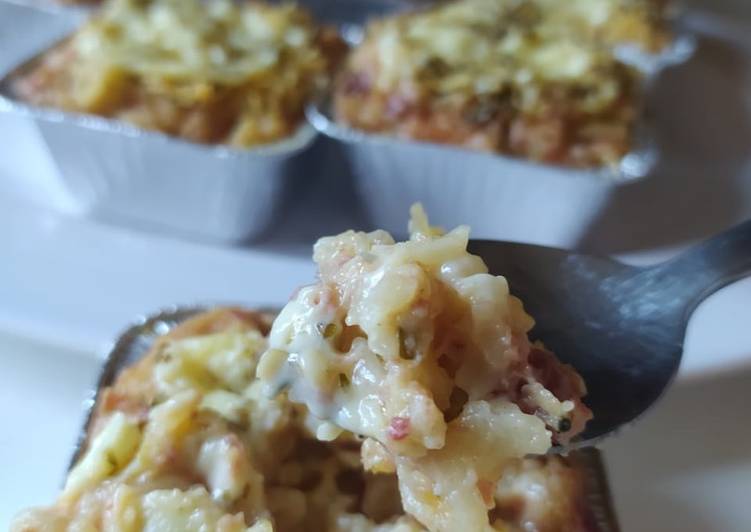 Resep 10•07•20 > FusiLLi Carbonara Mamak yang Menggugah Selera