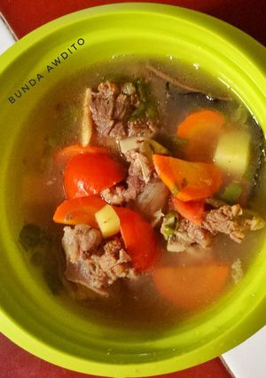 Foto resep Sop janda iga sapi