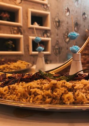 صورة لوصفة كُشري مصري 😍🍲