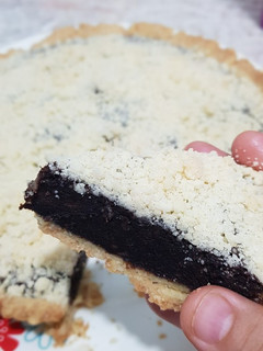 Foto resep Pie Brownies Banana Streusel
