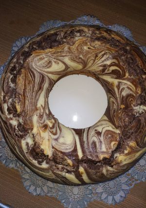 صورة لوصفة كيك الزيبرا