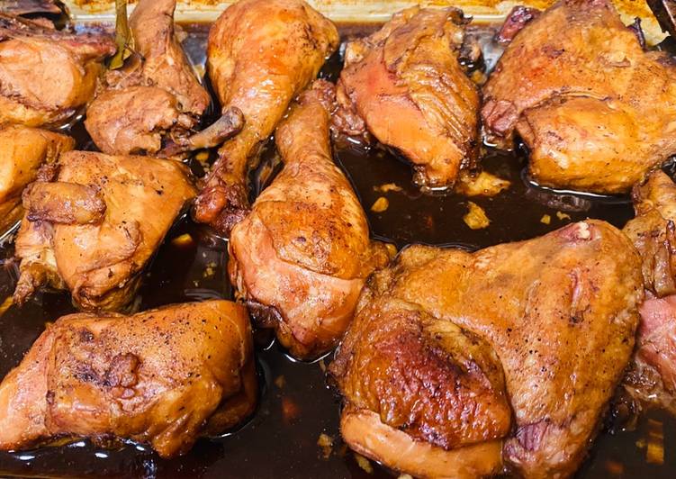 Steps to Prepare Award-winning Oven Chicken Adobo