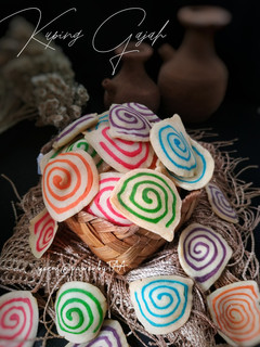 Foto resep Kuping Gajah Rainbow