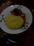 Ground corn pap