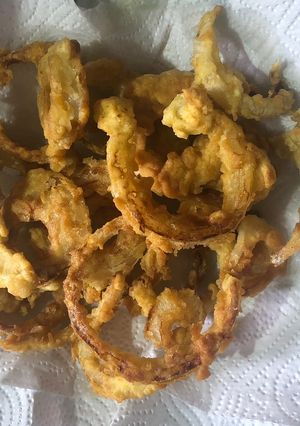 Una foto de Aros de cebolla caseros 👩🍳
