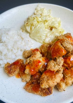 Foto resep Ayam Krispy Diet Saus Asam Manis