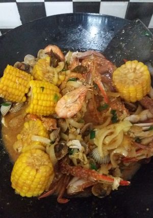 Foto resep Mixed Seafood Saus Padang