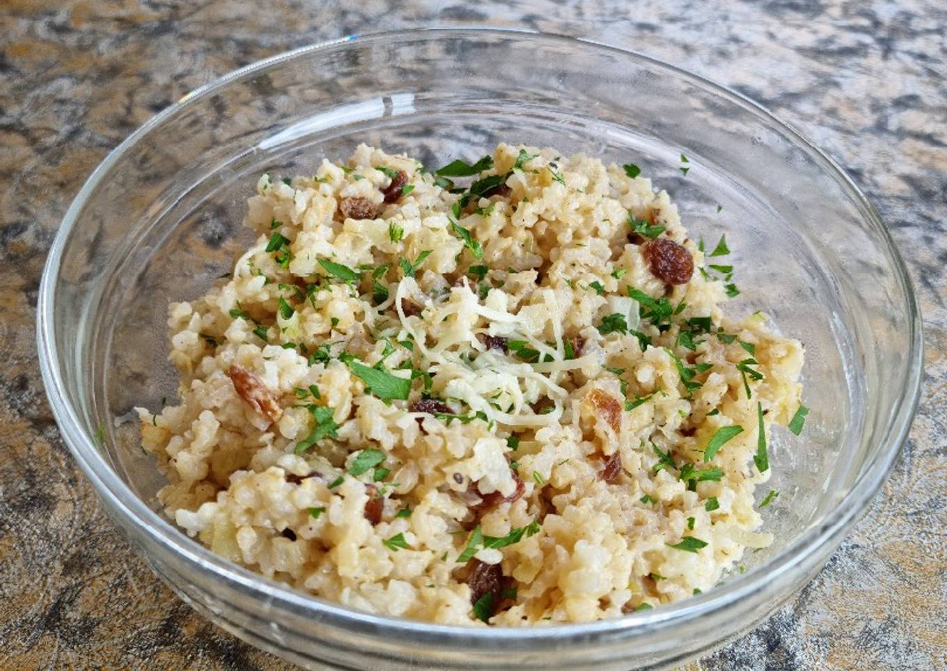 Papa's sweet risotto