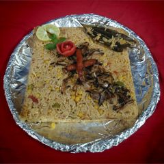 A picture of Chana dal Pulao.