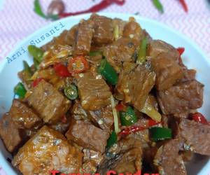 Resep Mudah Tempe Sarden Pedas Lezat Mantap