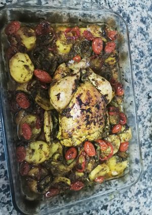 صورة لوصفة صينية دجاج في الفرن