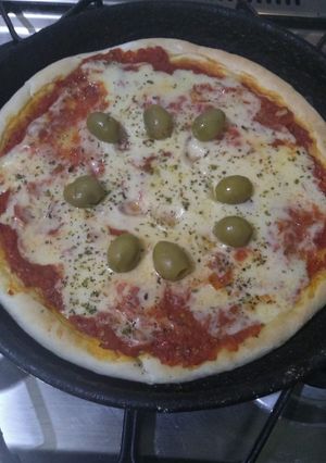 Una foto de Pizza casera