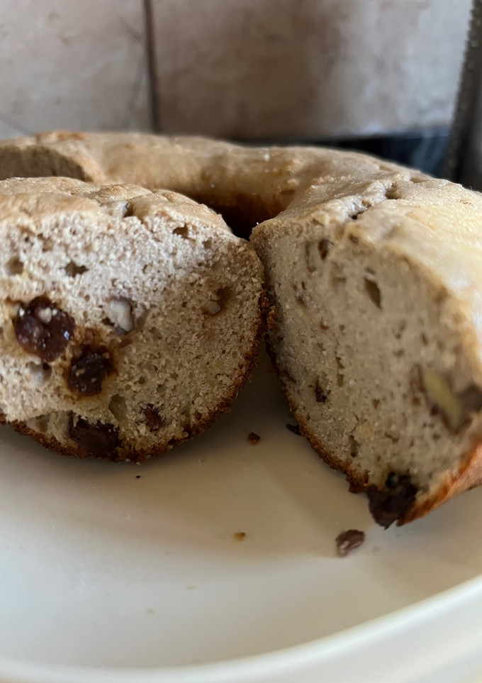 Una foto de Budín whey protein
