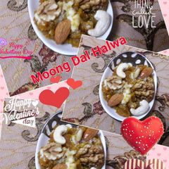 A picture of Moong dal halwa.