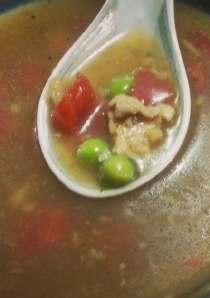 A picture of Diet soup💁.