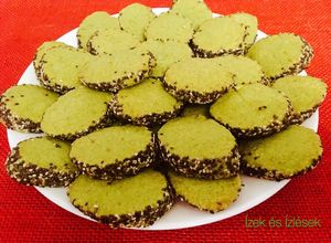 Chiamagos zöldteás keksz recept fotója