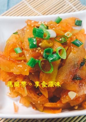 夏季料理：[韓式涼拌西瓜皮] 的食譜成品照片