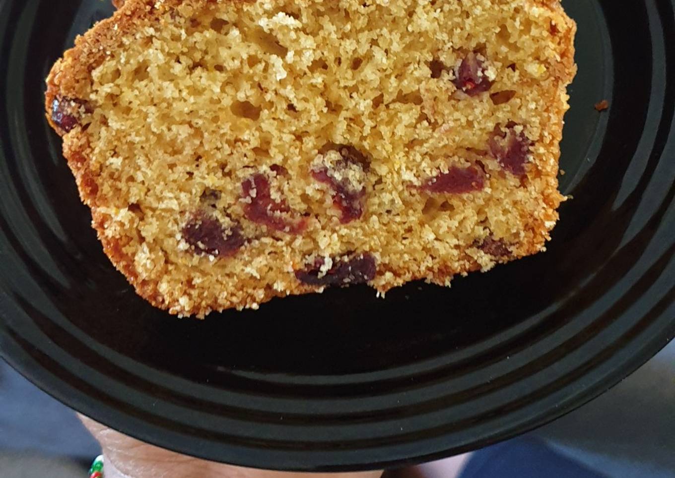 Delish Orange Cranberry Pound Cake