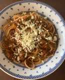 Spaghetti en salsa bolognesa