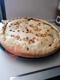 Torta della nonna ai mirtilli
