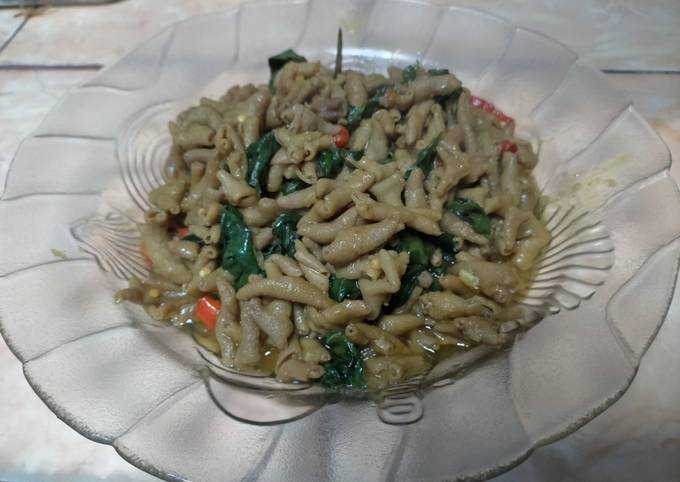 Usus Ayam Daun Kemangi