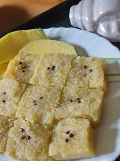 আমের ভাপা সন্দেশ (Aamer bhapa Sondesh recipe in Bengali) রেসিপির প্রধান ছবি