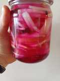 Маринована цибуля з буряком/Pickled onions with beetroot, ukrainian recipe❤️