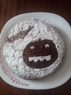 Una foto de Bizcocho de calabaza y canela para Halloween