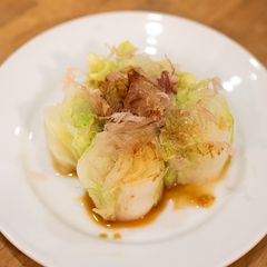 Chinese cabbage Ohitashi : boiled Chinese cabbage A picture of Chinese cabbage Ohitashi : boiled Chinese cabbage.