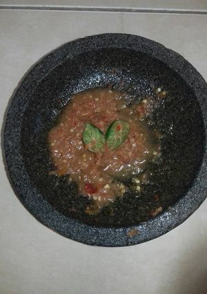Foto resep Sambel mentah mantaap