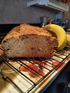 Una foto de Pan de Cambur sin Gluten 🍌🍞🚫🌾
