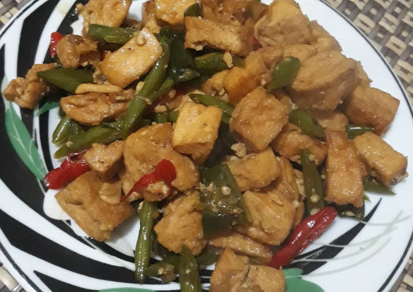 Oseng tahu buncis