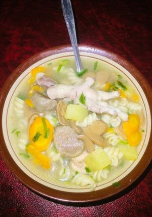 Foto resep Macaroni soup