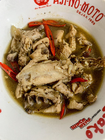 Resep AYAM KUAH LADA HITAM (Dengan bahan yang ada aja) Simpel