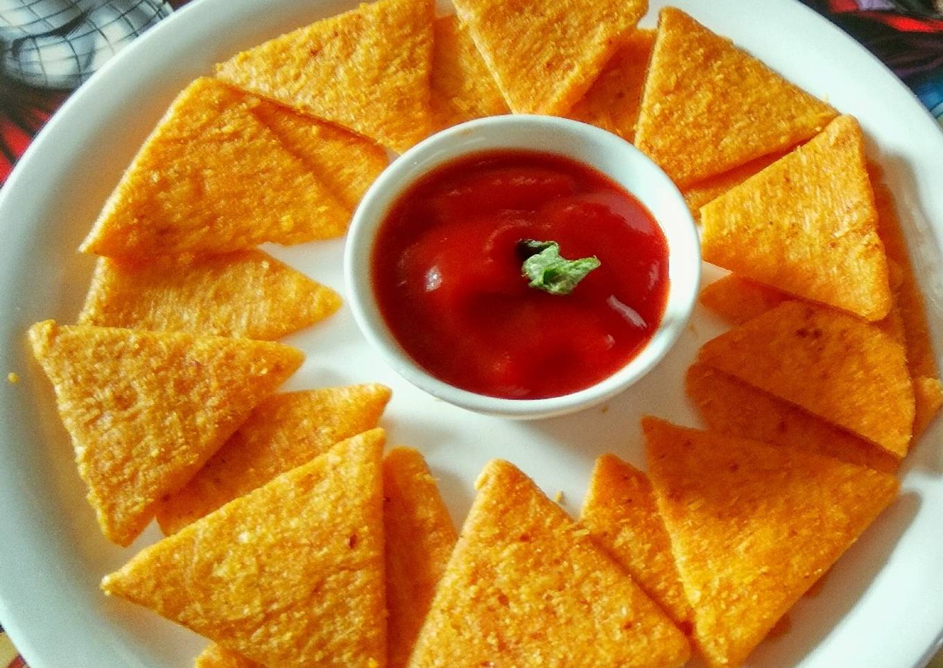 Raw mango Tortilla chips