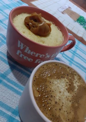 Una foto de Mug cake o torta en taza